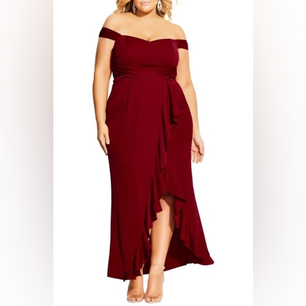 City Chic Hypnotize Maxi Dress